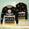 Pittsburgh Steelers Teams Ball Snowfalke Pattern Knitted Sweater For Christmas