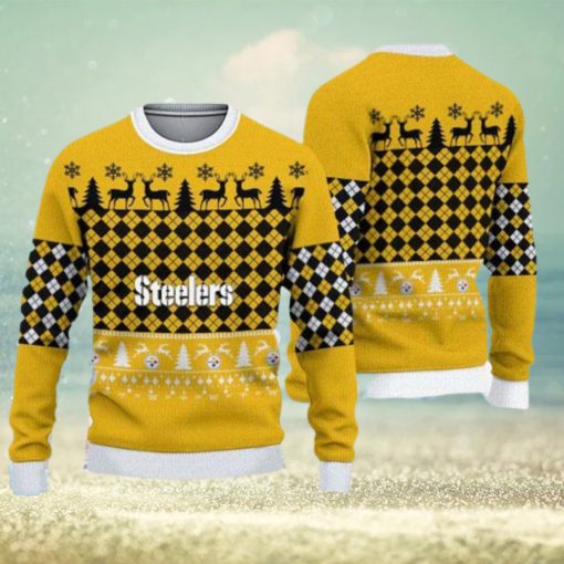 Pittsburgh Steelers Ugly Christmas Xmas Sweater Fun Gift Mens Women