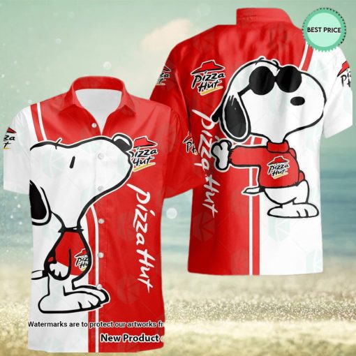 Pizza Hut Snoopy Shirt  Hawaiian Shirt