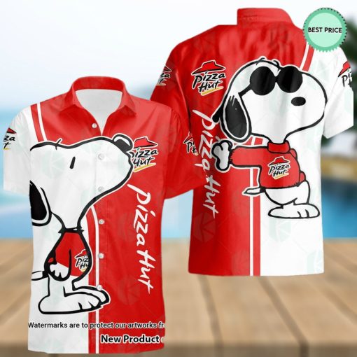 Pizza Hut Snoopy Shirt  Hawaiian Shirt