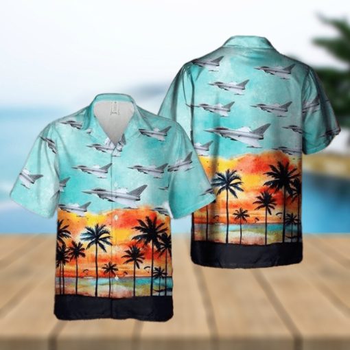 Plane Sunset Tropical Hawaiian Shirt For