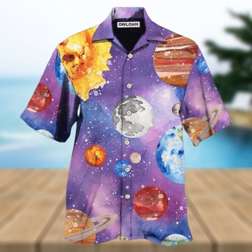 Planet Solar System Awesome Hawaiian Shirt