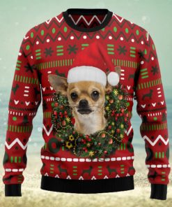 Playful Chihuahua Merry Ugly Christmas Sweater Thankgiving Gift Men Women