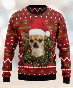 Playful Chihuahua Merry Ugly Christmas Sweater Thankgiving Gift Men Women