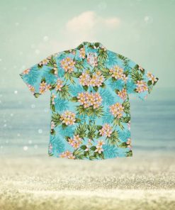 Plumeria Dream Green Cotton Poplin Men s Hawaiian Shirt