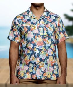 Pokemon Blossoming Friendships Hawaiian Shirt Summer Beach Gift