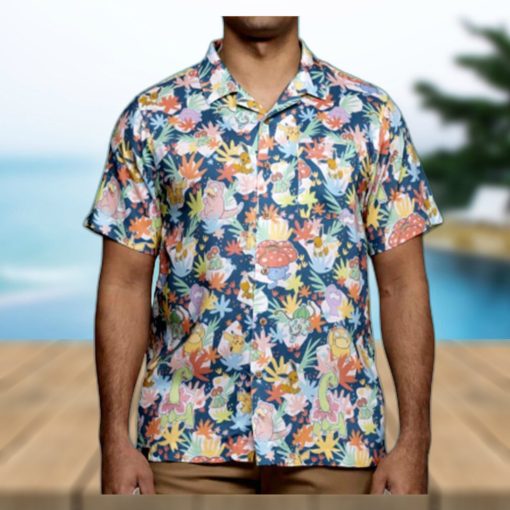 Pokemon Blossoming Friendships Hawaiian Shirt Summer Beach Gift