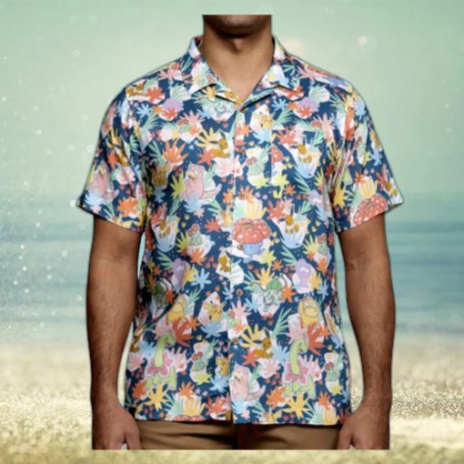 Pokemon Blossoming Friendships Hawaiian Shirt Summer Beach Gift