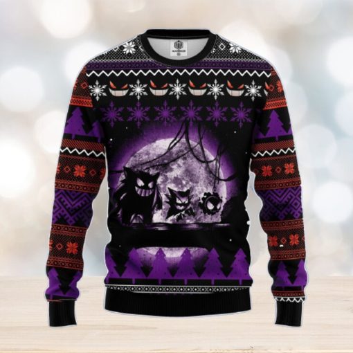 Pokemon Ghost Amazing Gift Ugly Christmas 3D Sweater Christmas Gift For Men And Women