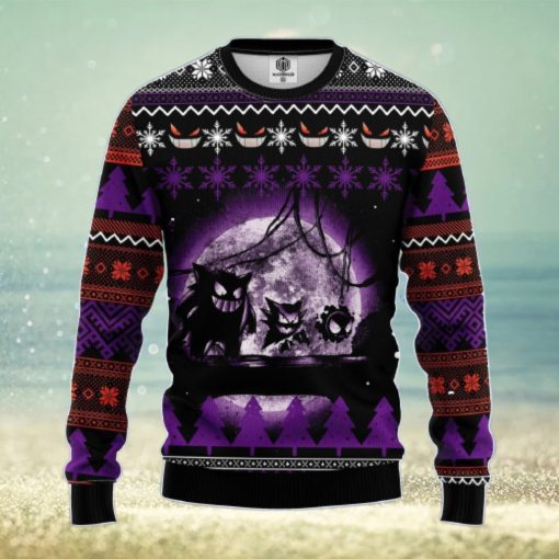 Pokemon Ghost Amazing Gift Ugly Christmas 3D Sweater Christmas Gift For Men And Women