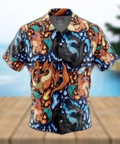 Pokemon Hawaiian Shirt Charizard Mega Evolution Beach Gift For Friend