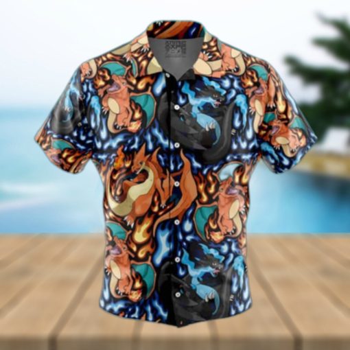 Pokemon Hawaiian Shirt Charizard Mega Evolution Beach Gift For Friend