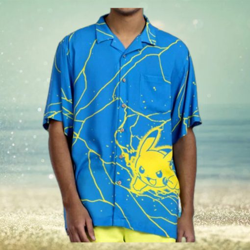 Pokemon Lightning Hawaiian Shirt Beach Gift For Best Friends