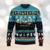 Samoyed Red Truck Ugly Christmas Sweater Gift Men Women