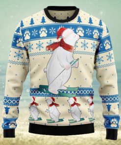 Polar Bear Ice Ugly Christmas Sweater Thankgiving Gift Men Women