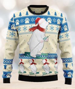 Polar Bear Ice Ugly Christmas Sweater Thankgiving Gift Men Women