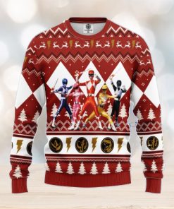 Power Ranger Red Ugly Christmas Sweater Amazing Gift Men And Women Christmas Gift