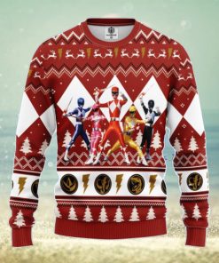 Power Ranger Red Ugly Christmas Sweater Amazing Gift Men And Women Christmas Gift