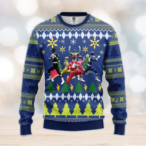 Power Rangers Amazing Gift Ugly Christmas 3D Sweater Christmas Gift For Men And Women