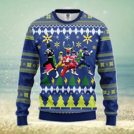 Power Rangers Amazing Gift Ugly Christmas 3D Sweater Christmas Gift For Men And Women