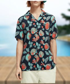 Printed camp hawaiian shirt