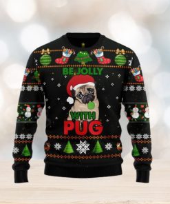 Pug Be Jolly Ugly Christmas Sweater Gift Men Women