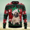 Merry Christmas Bulldog And Snowman Ugly Sweater Christmas Party