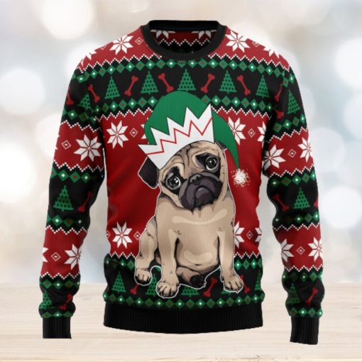 Pug Cute Ugly Christmas Sweater Thankgiving Gift Men Women