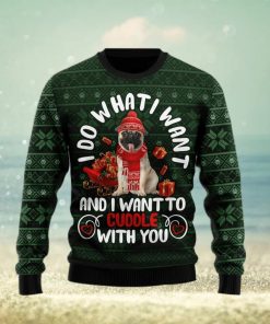 Pug I Co What I Want All Over Printed 3D Ugly Christmas Sweater Christmas Gift For Men And Women