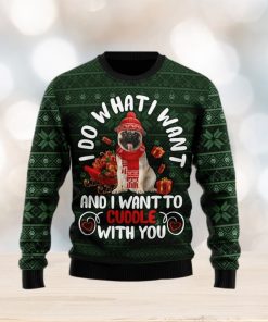 Pug I Co What I Want All Over Printed 3D Ugly Christmas Sweater Christmas Gift For Men And Women