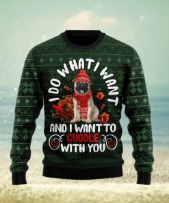 Pug I Want Ugly Christmas Sweater Gift Men Women