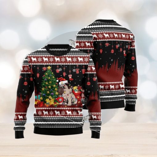 Pug Merry Christmas All Over Printed 3D Ugly Christmas Sweater Christmas Gift For Men And Women