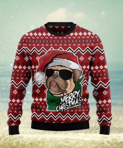 Pug Merry Ugly Christmas Sweater Gift Men Women