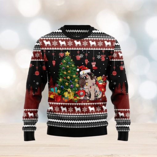 Pug Merry pug lover Ugly Christmas Sweater Gift Men Women