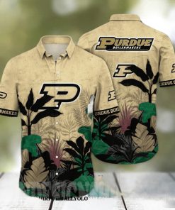 Purdue Boilermakers NCAA Flower All Over Print Hawaiian Shirt