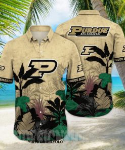 Purdue Boilermakers NCAA Flower All Over Print Hawaiian Shirt