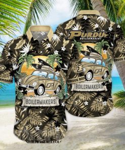 Purdue Boilermakers NCAA Flower Full Print Unisex Hawaiian Shirt