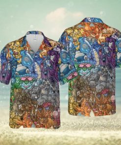 RAINBOW EPIC POKEMON HAWAIIAN SHIRT