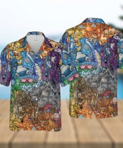 RAINBOW EPIC POKEMON HAWAIIAN SHIRT