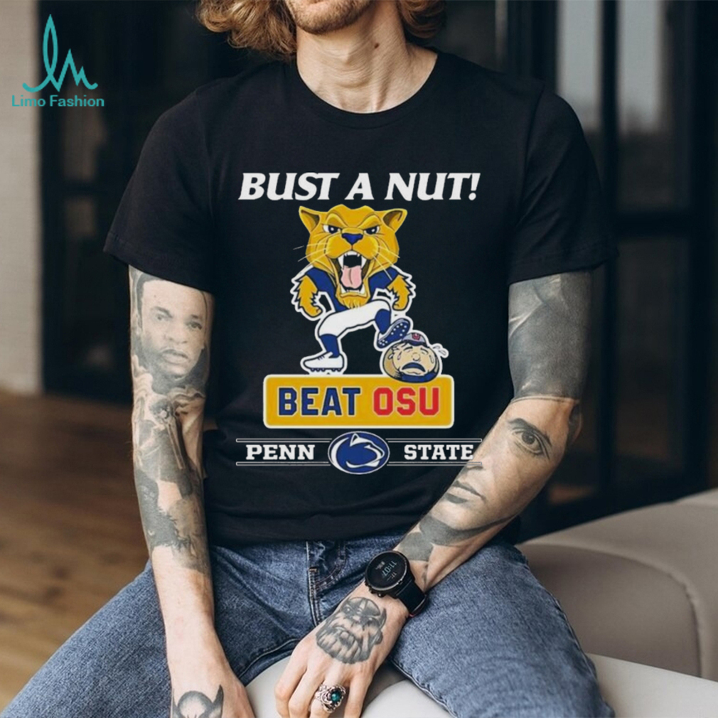 Bust A Nut T-Shirt for Penn State College Fans (SM-5XL)