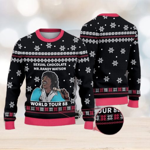 Randy Watson And The Sexual Chocolate Christmas Ugly Sweater Coming To America Christmas Sweater Christmas