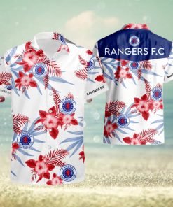 Rangers F C Hawaiian Shirt And Short Set Gift Men Women