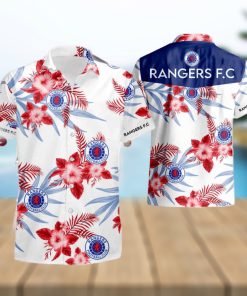 Rangers F C Hawaiian Shirt And Short Set Gift Men Women