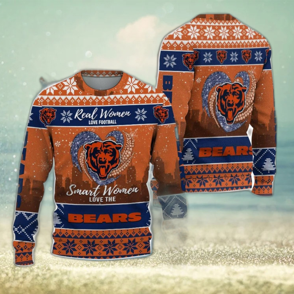 Amazing all over printed NFL christmas sweaters for fan - Limotees