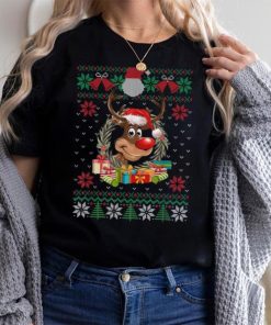 Reindeer Santa Hat Ugly Christmas Sweater Funny Xmas Gifts