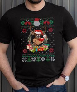 Reindeer Santa Hat Ugly Christmas Sweater Funny Xmas Gifts