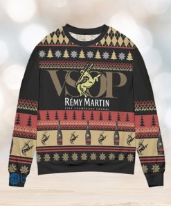 Remy Martin Cognac Snowflake & Pine Tree Pattern Ugly Christmas Sweater Christmas Gift For Men And Women