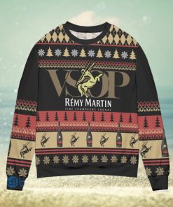 Remy Martin Cognac Snowflake & Pine Tree Pattern Ugly Christmas Sweater Christmas Gift For Men And Women