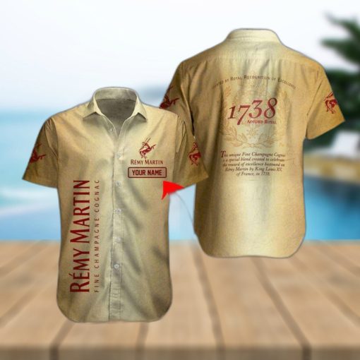 Remy Martin Custom Name Leobees 3D Awesome Hawaiian Shirt