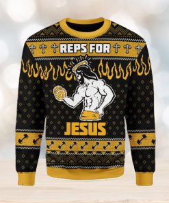 Reps For Jesus Ugly Christmas Sweater Xmas Gift Christmas Gift Sweater